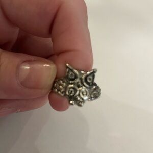 Sterling Silver Owl Ring